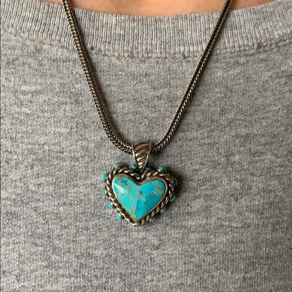 Navajo Turquoise Set Rare Stamped - Picture 11 of 16